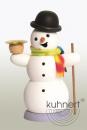 Räuchermann Schneemann mit Kerzenhalter